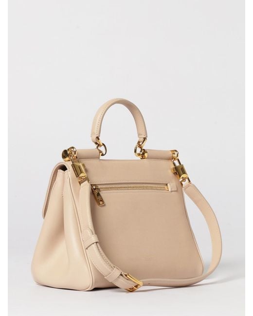 Dolce & Gabbana Natural Dolce &Amp Gabbana My Sicily Plongé Leather Bag