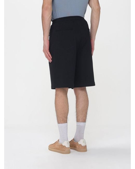 Brunello Cucinelli Black Cotton Shorts for men
