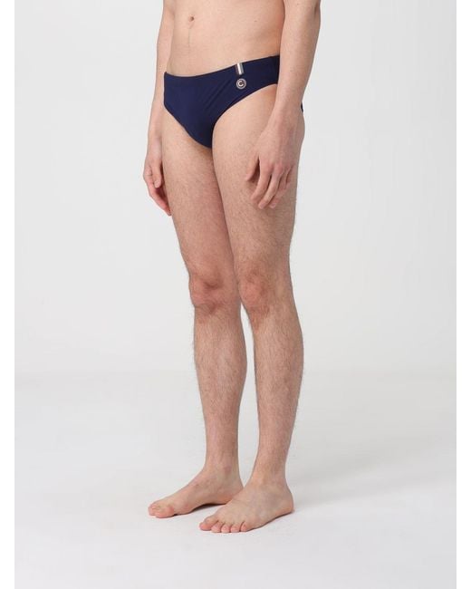 Colmar Blue Stretch Nylon Swim Briefs for men