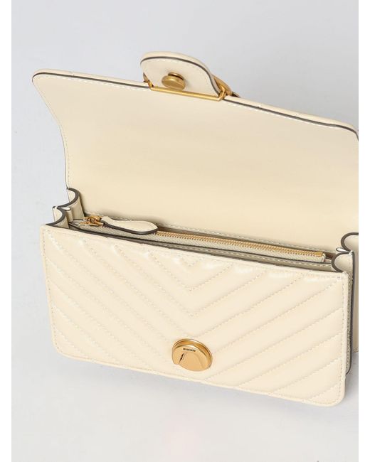 Pinko Natural Love One Mini Chevron Quilted Nappa Bag