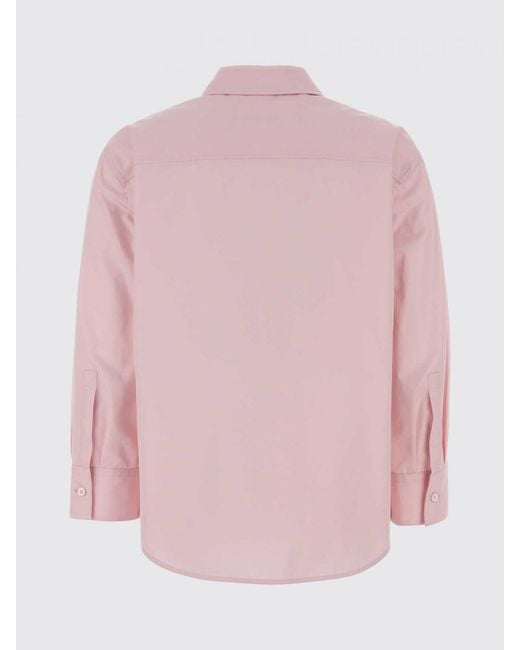 Jil Sander Pink Cotton Casual Shirt