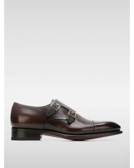 Chaussures Santoni pour homme en coloris Brown