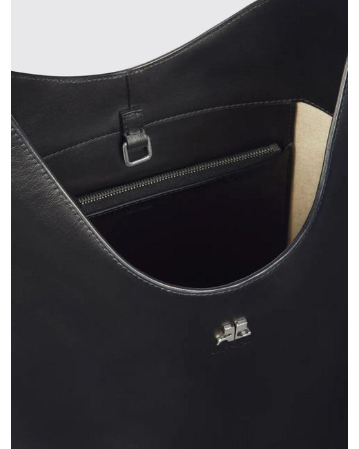 Courreges Black CourrÈ Ges Melt Leather Bag