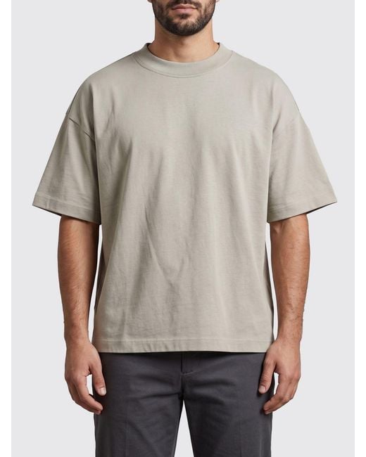 Fear Of God Gray Cotton Blend T-Shirt for men