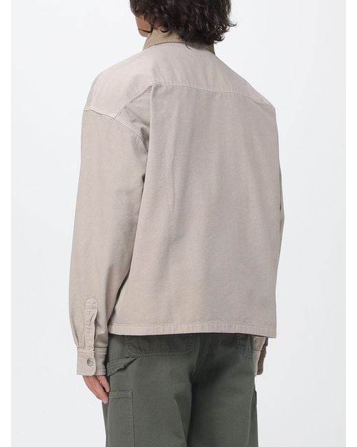 Carhartt Gray Printescott Shirt Jacket for men