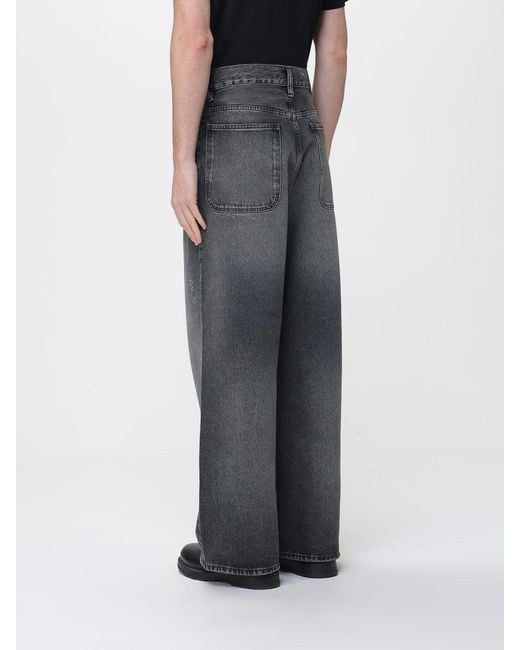sunflower Black Wide Leg Denim Jeans for men