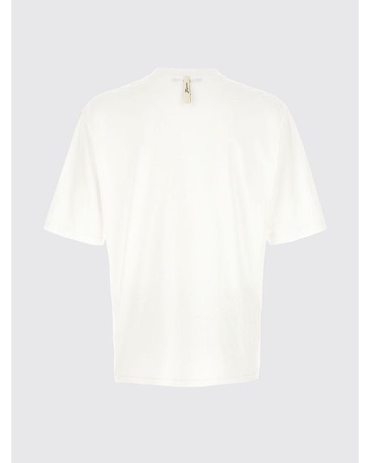 Jacquemus White Cotton T-Shirt With Logo for men