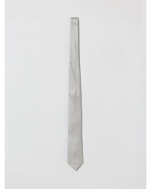 Michael Kors White Silk Tie for men