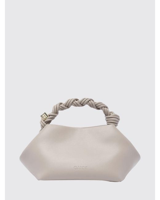 Ganni Natural Bou Handbag