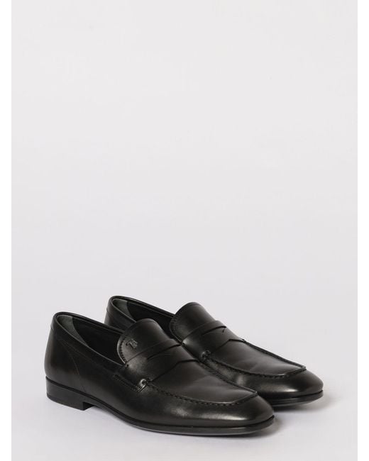 Tod's White Leather Loafers for men