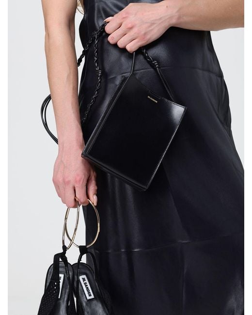 Borsa Tangle di Jil Sander in Black