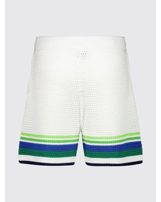Casablanca White Shorts for men