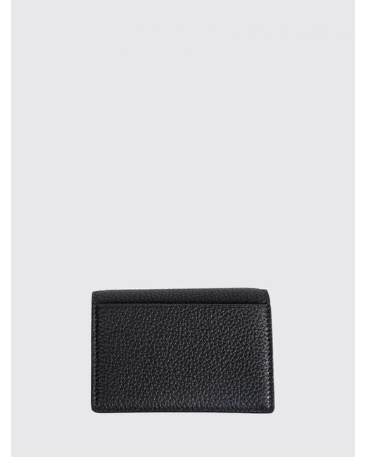 Tom Ford White Calf Leather Card Holder With Flap And Snap Button Closure for men