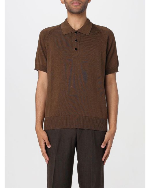 Lardini Brown Polo Shirt for men