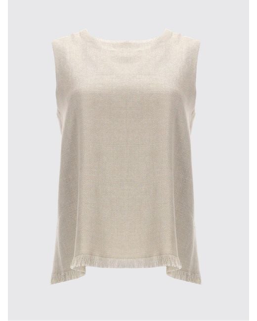 Max Mara Natural Linen And Cotton Top