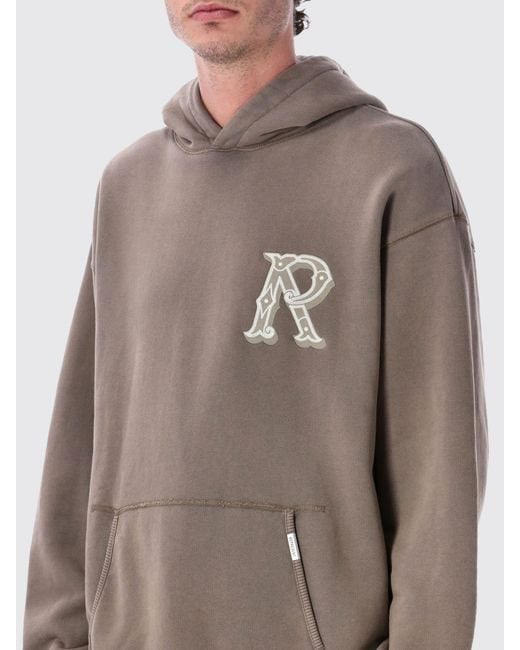 Represent Brown Cotton Hoodie for men
