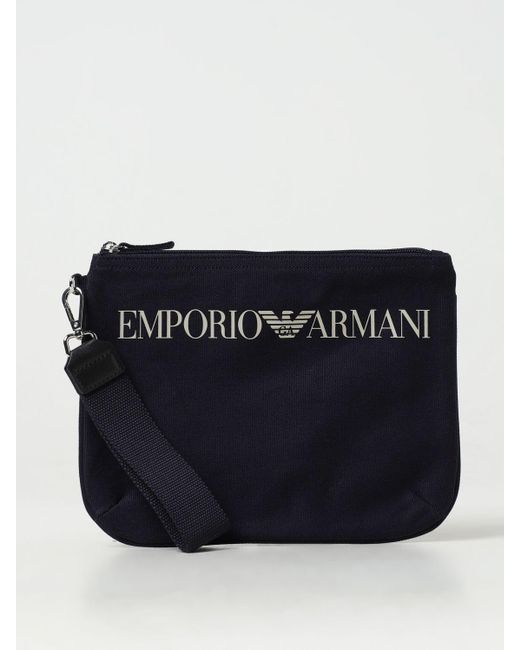 Emporio Armani Blue Briefcase for men