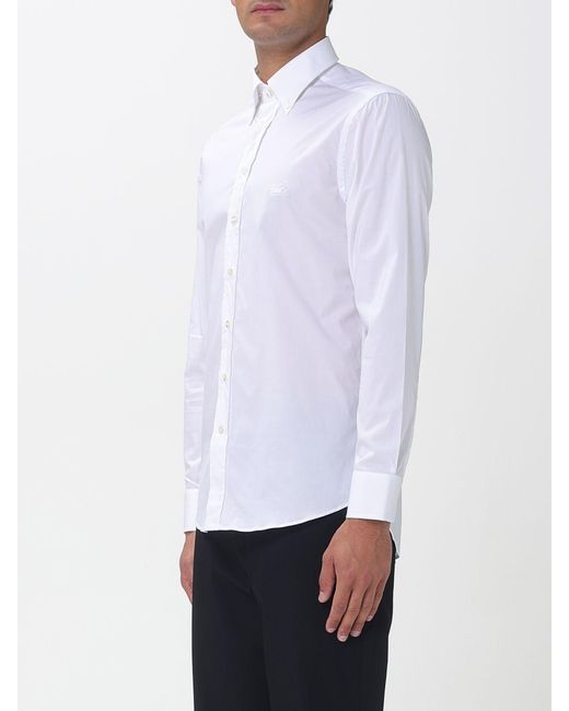 Etro White Classic Cotton T-Shirt for men