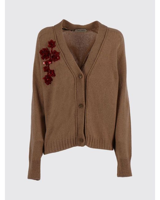 Alberta Ferretti Brown Jumper