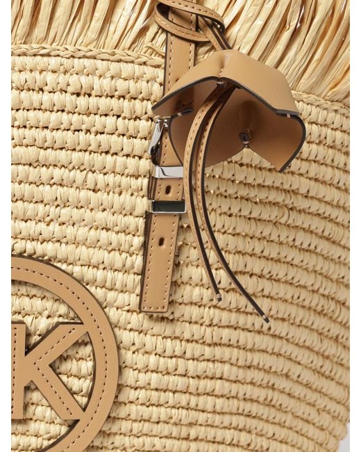 Michael Kors Natural Isa Raffia Bag