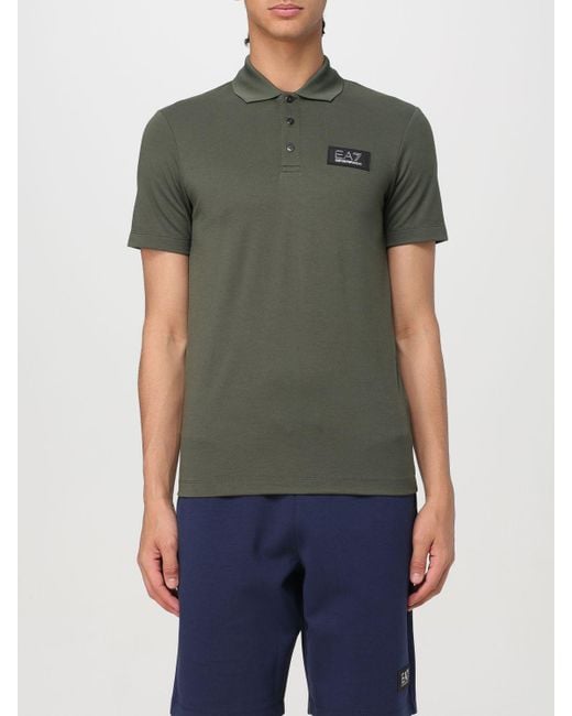 EA7 Green Polo Shirt for men