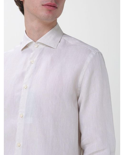 Paul & Shark Blue Paul &Amp Shark Linen Shirt for men