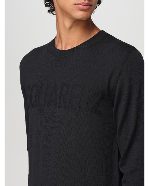 DSquared² Black Sweater for men
