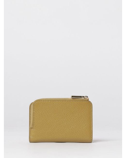 Coccinelle Natural Metallic Soft Grained Leather Wallet