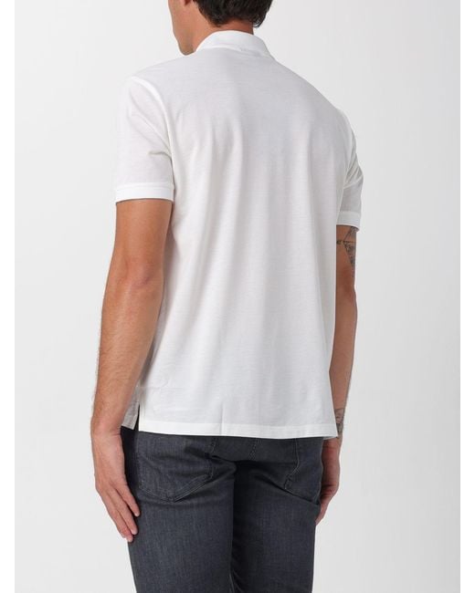 Emporio Armani White Polo Shirt for men