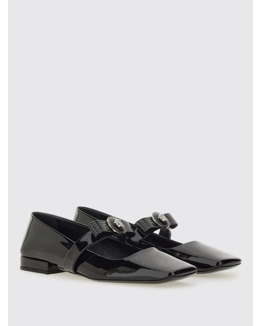 Versace White Flat Shoes