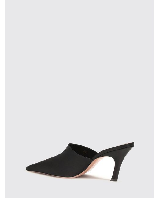 AMINA MUADDI Black Jamie Pointed-Toe Mules