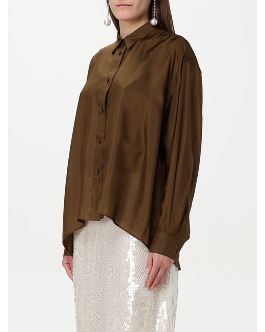 Philosophy Di Lorenzo Serafini Brown Shirt