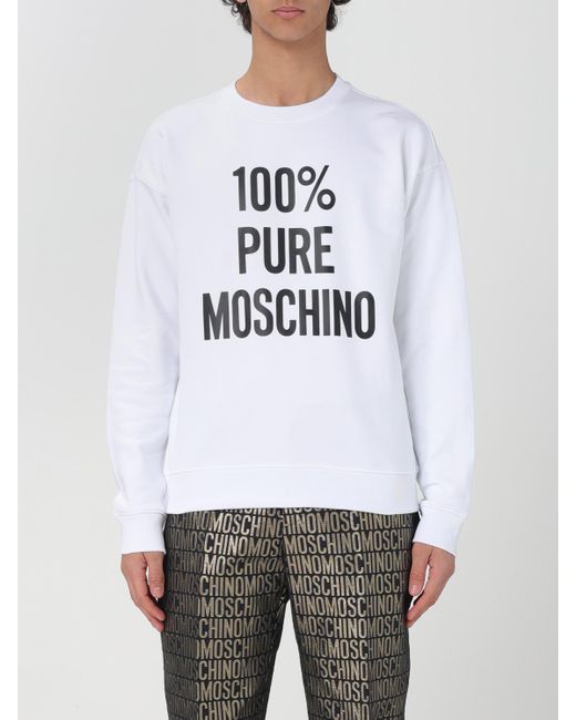 Moschino Couture White Sweatshirt for men