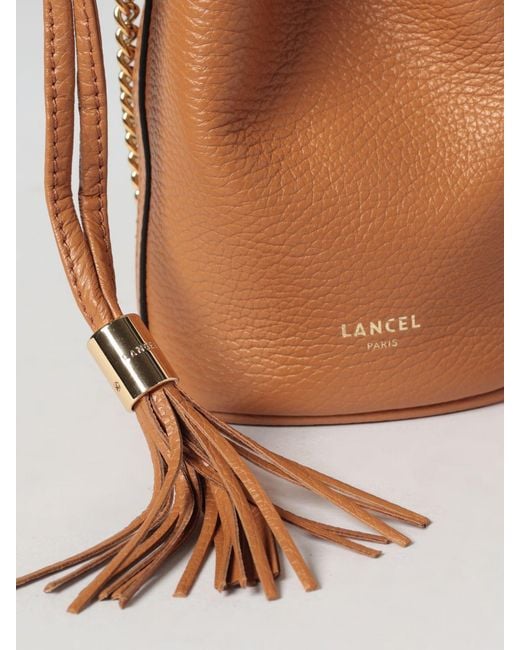 Lancel Brown Premiere Flirt Grained Leather Bag