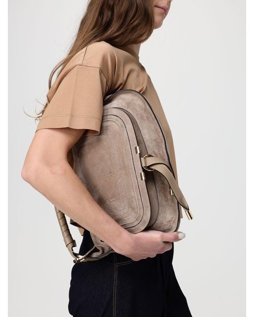 Chloé Natural Chlo&Eacute Marcie Wildledertasche
