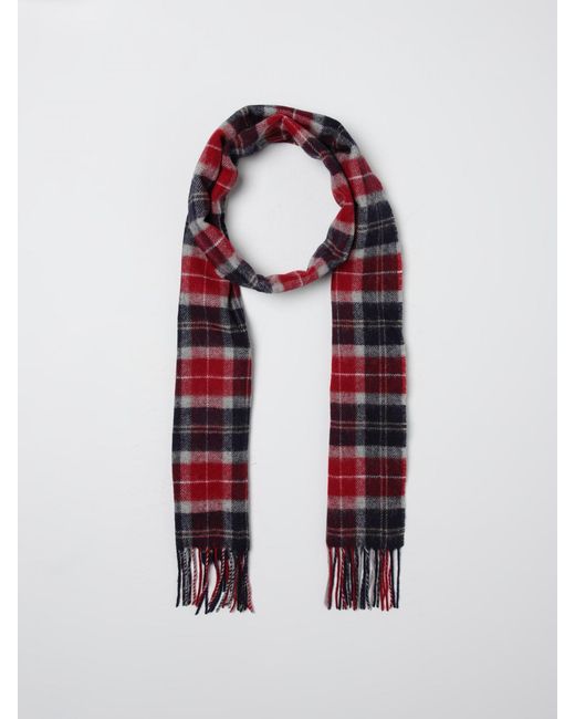 Barbour Red Scarf for men