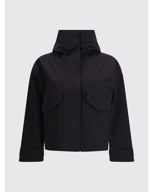 Canada Goose Black Tofino Recycled Technical Fabric Parka
