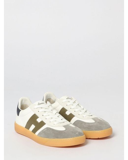 Hogan White Cool Leather Sneakers for men