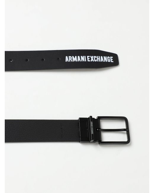 Armani Exchange Black Belt for men