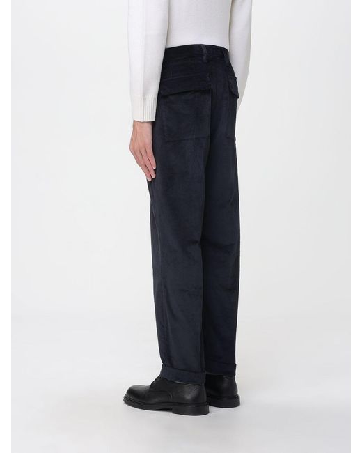 Paolo Pecora Blue Trousers for men