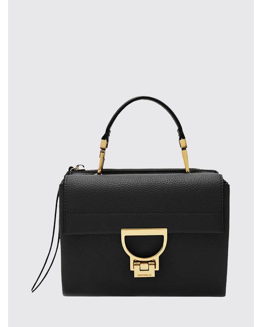 Coccinelle Black Arlettis Mini Grained Leather Bag