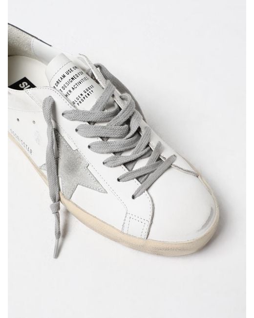 Golden Goose Deluxe Brand White Sneakers for men
