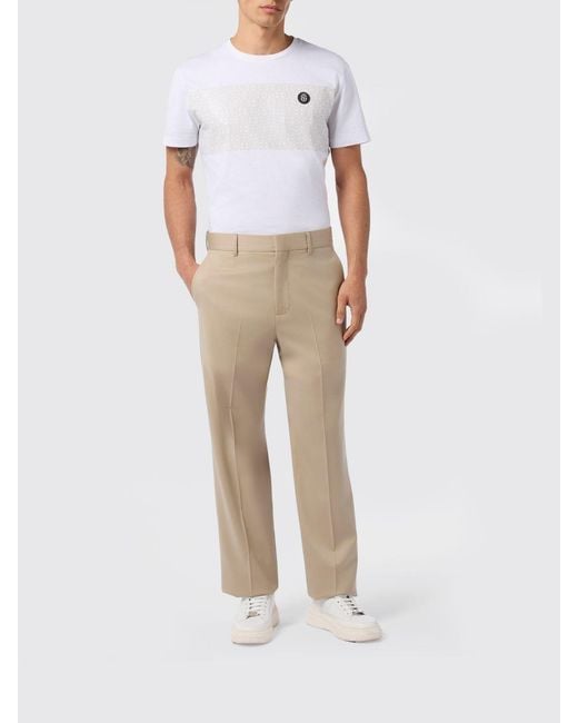 Billionaire Natural Virgin Wool Tailored Trousers for men
