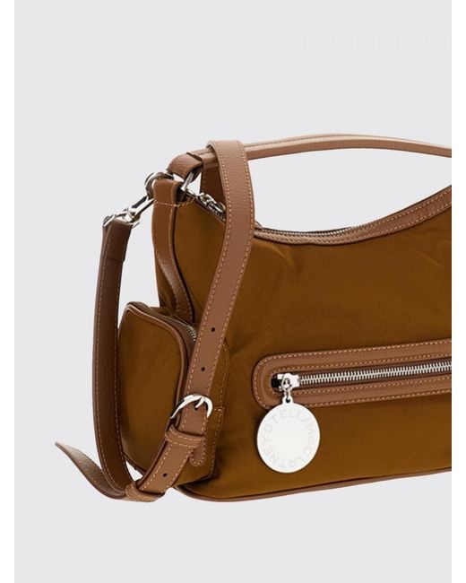 Stella McCartney Brown Dartmoor Recycled Nylon Bag