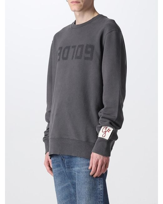 Golden Goose Deluxe Brand Gray Cotton Sweatshirt for men