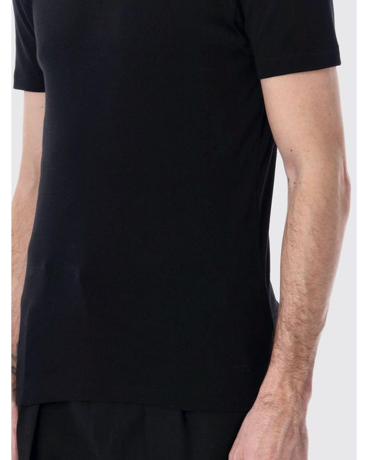 Tom Ford Black Basic Cotton T-Shirt for men