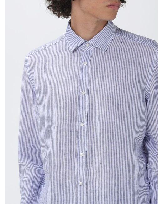 B.D. Baggies Purple Basic Cotton Shirt for men