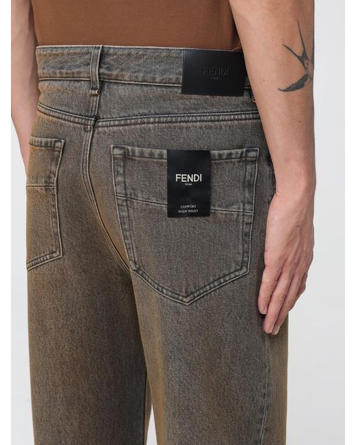 Fendi Multicolor Jeans for men