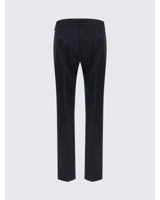 Max Mara Blue Fatina Cotton Blend Trousers