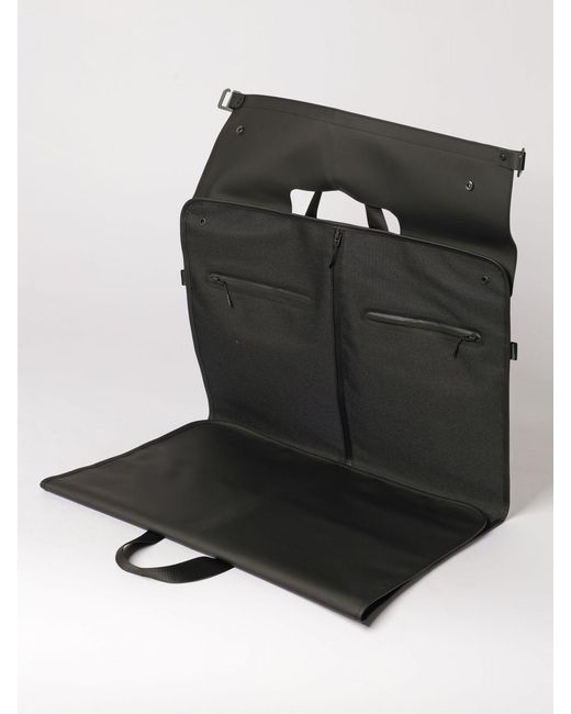Rains Black Otg Suitbag for men